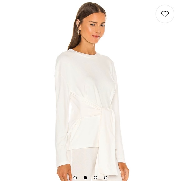 Sweater Knit Tie Front Pullover - Picture 2 of 5